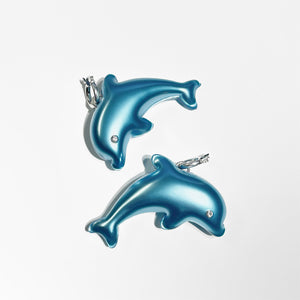 Puffy Dolphin Earrings