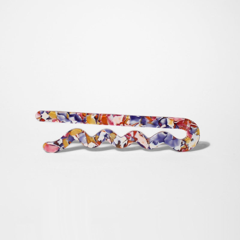 Giant Bobby Pin Hair Stick 2.0 - Floral Roll