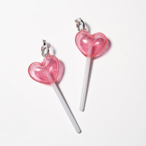 Heart Lollipop Earrings