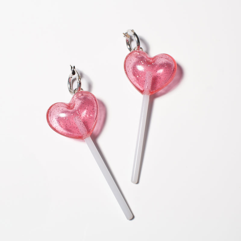 Heart Lollipop Earrings