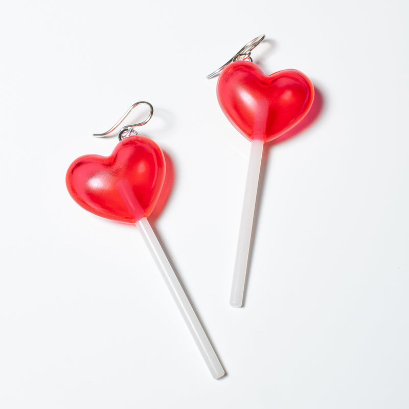 Heart Lollipop Earrings