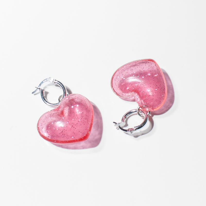 Puffy Heart Earrings 2.0