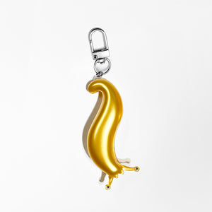 Puffy Banana Slug Bag Charm