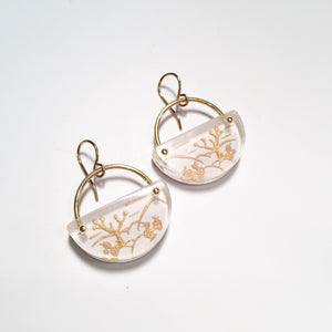 acrylic etched joshua tree earrings