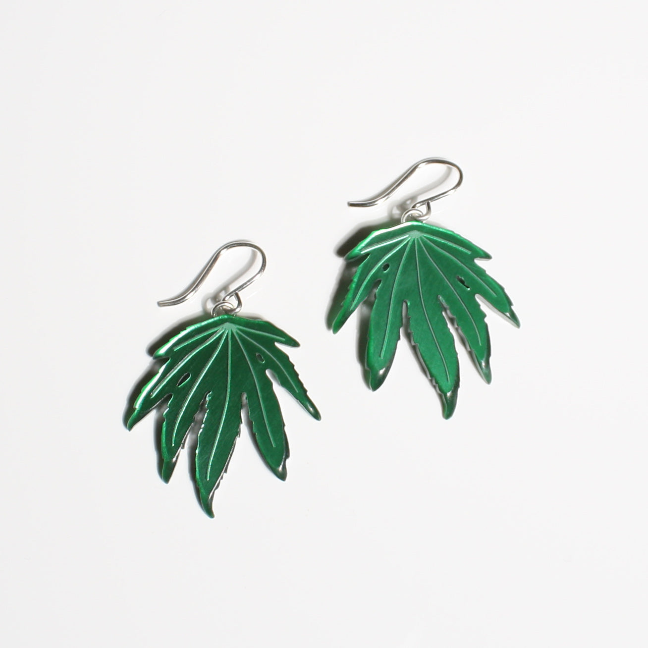 Modern Leaf Design Post Earrings – Susan Crow Studio